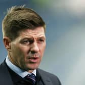 Rangers manager Steven Gerrard saw his team maintain their four-point lead at the top of the Premiership table by beating Ross County 4-2 at Ibrox. (Photo by Craig Williamson / SNS Group)