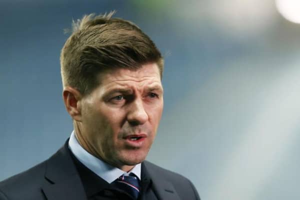 Rangers manager Steven Gerrard saw his team maintain their four-point lead at the top of the Premiership table by beating Ross County 4-2 at Ibrox. (Photo by Craig Williamson / SNS Group)