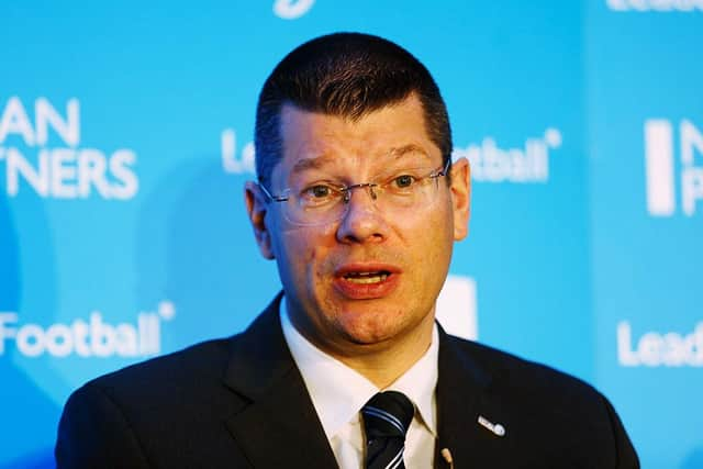 Neil Doncaster, the CEO of the Scottish Professional Football League.  (Photo by Tom Shaw/Getty Images)