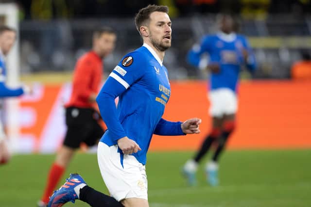 Rangers loanee Aaron Ramsey has experienced a slow burn to his time at Ibrox following his deadline day move from Juventus but it is far too early to dismiss his potential impact - even as former Celtic attacker Kris Commons has done so in his newspaper column. (Photo by Alan Harvey / SNS Group)
