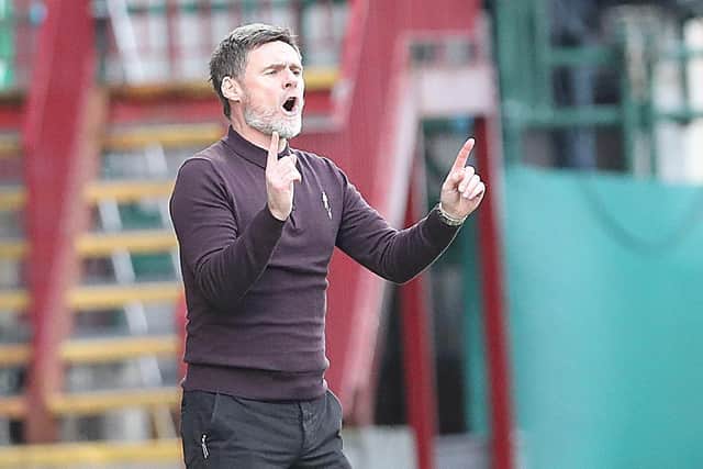 Motherwell gaffer Graham Alexander is targeting Lanarkshire derby success tonight (Pic by Ian McFadyen)
