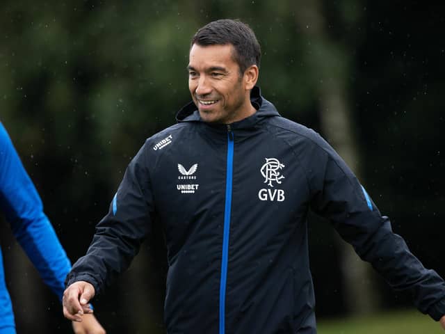 Rangers manager Giovanni van Bronckhorst. 