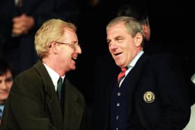 Celtic paid tribute to Walter Smith who forged a strong friendship with former Parkhead boss Tommy Burns.