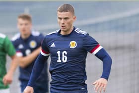 Rangers winger Josh McPake in action for Scotland U21s. (Photo by Mark Scates / SNS Group)