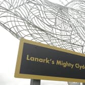 Mighty by name and stature, at one and a half times life size, Lanark's latest sculpture has impressed everyone.