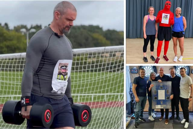 Joe Roy has set himself a series of challenges in the last two months, raising funds in memory of his friend Stuart Gray who died suddenly in January this year.