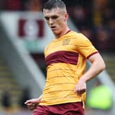 Jamie Semple playing for Motherwell against AnnanAthletic at Fir Park in July 2019. (Photo by Ian MacNicol/Getty Images)