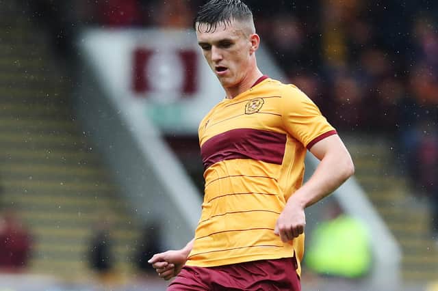 Jamie Semple playing for Motherwell against AnnanAthletic at Fir Park in July 2019. (Photo by Ian MacNicol/Getty Images)
