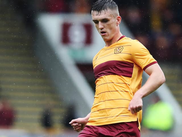 Jamie Semple playing for Motherwell against AnnanAthletic at Fir Park in July 2019. (Photo by Ian MacNicol/Getty Images)