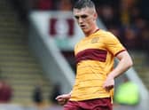 Jamie Semple playing for Motherwell against AnnanAthletic at Fir Park in July 2019. (Photo by Ian MacNicol/Getty Images)