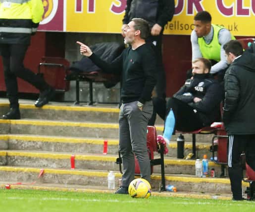 'Well boss Graham Alexander saw his side well beaten by Celtic (Pic by Ian McFadyen)