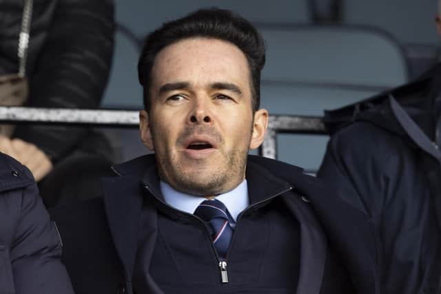 Rangers commercial director James Bisgroved.  (Photo by Alan Harvey / SNS Group)