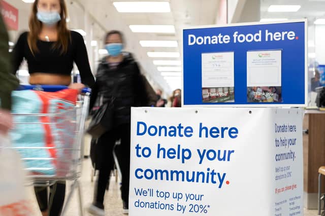 Donation boxes are now set up at Tesco stores in Carluke and Lanark.