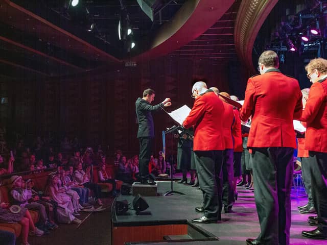 The concert took place on board