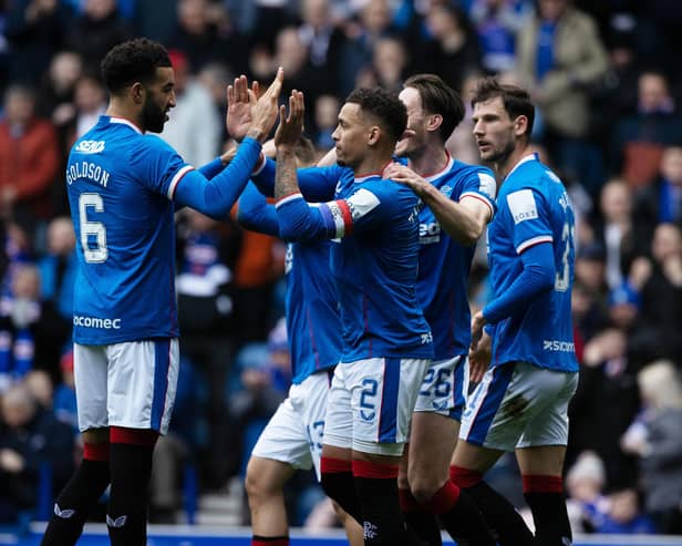 A Rangers star has been hit with some stick over time at Ibrox