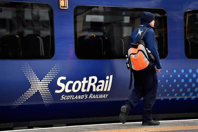 The RMT union plans to go on strike, disrupting ScotRail services during the COP26 climate summit in Glasgow (Picture: Jeff J Mitchell/Getty Images)