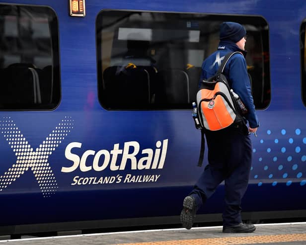 The RMT union plans to go on strike, disrupting ScotRail services during the COP26 climate summit in Glasgow (Picture: Jeff J Mitchell/Getty Images)