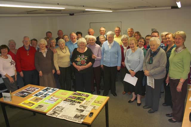 Strathkelvin Talking Newspaper for the Blind volunteers in 2011 at first digital recording