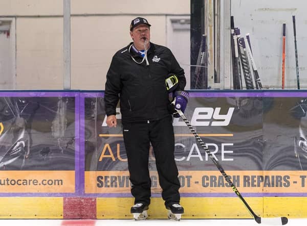 Malcolm Cameron at Glasgow Clan's pre-season training camp (Pic: Al Goold)
