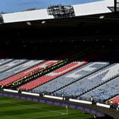 Hampden Park, where Max Lowe and Wes Foderingham were representing Aberdeen and Rangers respectively: Mark Runnacles/Getty Images