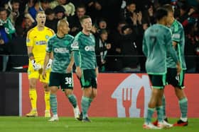 Celtic suffered a chastening night in Rotterdam as they lost to Feyenoord in their Champions League opener. Pic: Bart Stoutjesdijk/Shutterstock.