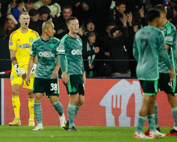 Celtic suffered a chastening night in Rotterdam as they lost to Feyenoord in their Champions League opener. Pic: Bart Stoutjesdijk/Shutterstock.