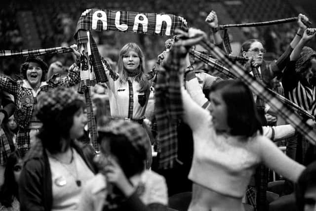 The audience at a Bay City Rollers performance in 1975