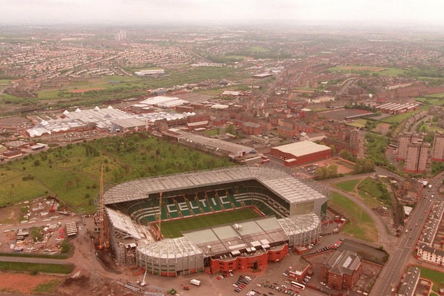 Work on Celtic Park being carried out.