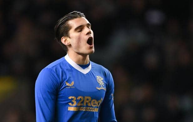 Rangers midfielder Ianis Hagi has been ruled out for the rest of the season after undergoing knee surgery. (Photo by Craig Foy / SNS Group)