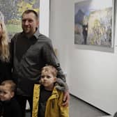 Roman and Alina Konstantinov were delighted to attend the launch with Yan (6) and four-year-old Martin.