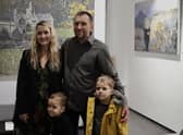 Roman and Alina Konstantinov were delighted to attend the launch with Yan (6) and four-year-old Martin.