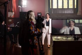 Behind the scenes of Live in South Lanarkshire at Rutherglen Town Hall with Margo Arsane.