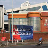 Ibrox, the home of Rangers FC.