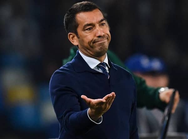 Rangers manager Giovanni Van Bronckhorst maintains it would go against "all nature" to have only aimed for the Europa League this season and so avoided the horrendous Champions League campaign that has caused his stock to plummet. Photo by Craig Foy / SNS Group)
