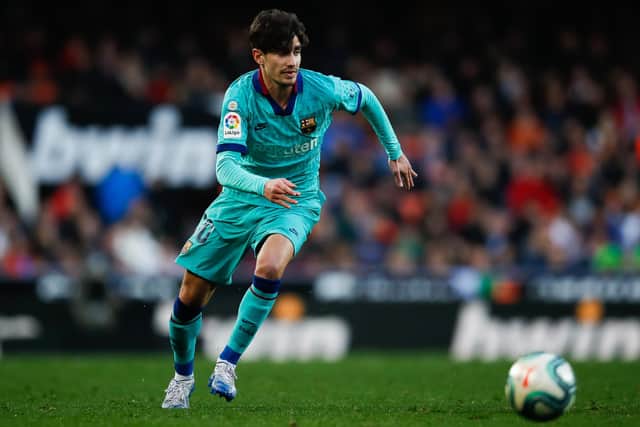 Alex Collado of FC Barcelona came close to joining Sheffield United in August: Eric Alonso/Getty Images