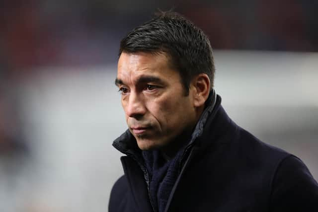 Rangers manager Giovanni van Bronckhorst saw his team beat Hibs 2-0 at Ibrox. (Photo by Ian MacNicol/Getty Images)