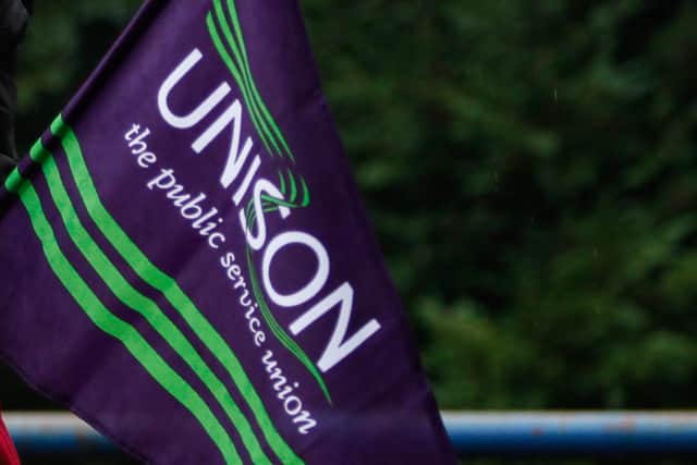 Members of UNISON are being balloted on industrial action.