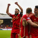 Aberdeen's Bojan Miovski has been prominently linked with moves away
