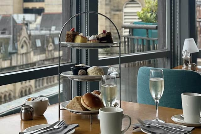 Afternoon Tea with Optional Fizz for 2 at Windows - Carlton George; from £29 - submitted image
