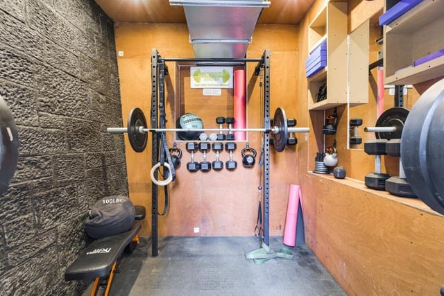 There's even a little room for a gym.