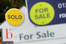 File photo dated 14/10/14 of estate agents boards, as average UK house prices increased by 1.9% in the 12 months to May 2023, slowing from 3.2% in April, according to official figures. The average UK house price was £286,000 in May 2023, which is £6,000 higher than 12 months earlier but £7,000 below a recent peak in September 2022, the Office for National Statistics said.