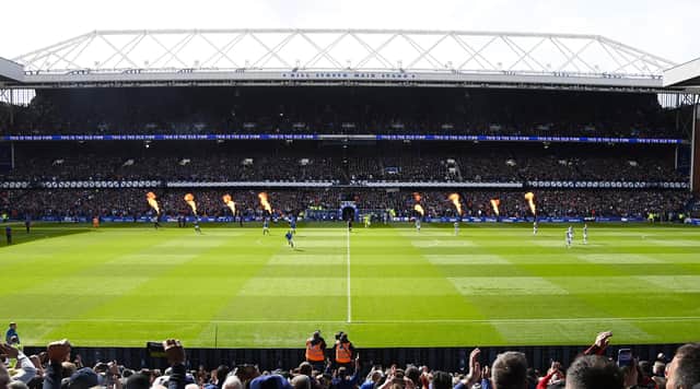 Ibrox was packed for the third Old Firm encounter of the season between the top two teams in the cinch Premiership.  (Photo by Rob Casey / SNS Group)