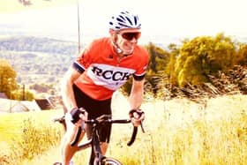 Joe Martin of Auchengeich amateur Boxing Club gets on bike for charity