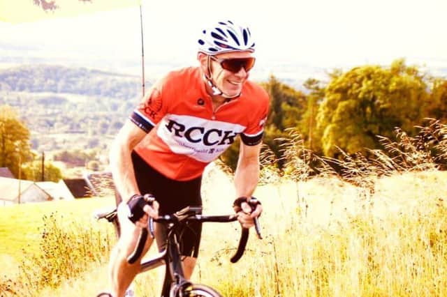 Joe Martin of Auchengeich amateur Boxing Club gets on bike for charity