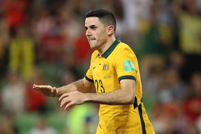 Tom Rogic has returned to Celtic following a spell on international duty with Australia. (Photo by Robert Cianflone/Getty Images)