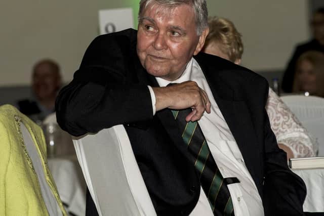 John Hughes pictured at a Lisbon Lions tribute lunch at the Hilton Doubletree in Glasgow in 2017.