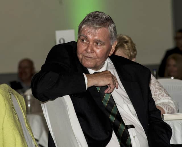 John Hughes pictured at a Lisbon Lions tribute lunch at the Hilton Doubletree in Glasgow in 2017.