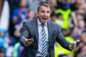 Celtic manager Brendan Rodgers feels that his team showing they could stay strong and together to earn their recent win at Ibrox could assist their cause in Tuesday's Champions League opener away to Feyenoord. (Photo by Alan Harvey / SNS Group)