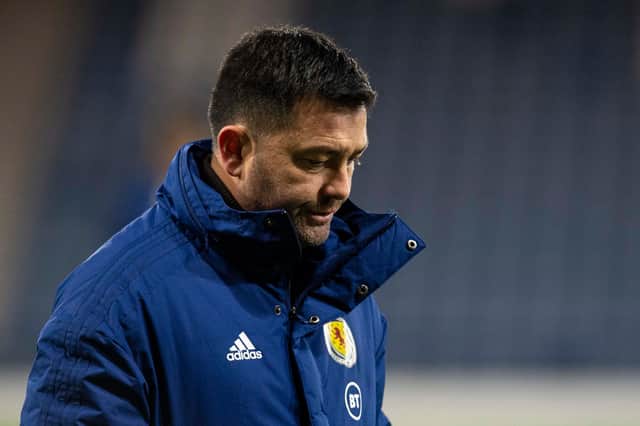 It was a chastening night for Scotland manager Pedro Martinez Losa.