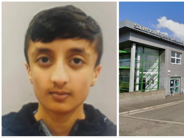 Hamdan Aslam died at St Kentigern’s Academy in Blackburn of natural causes, police have said